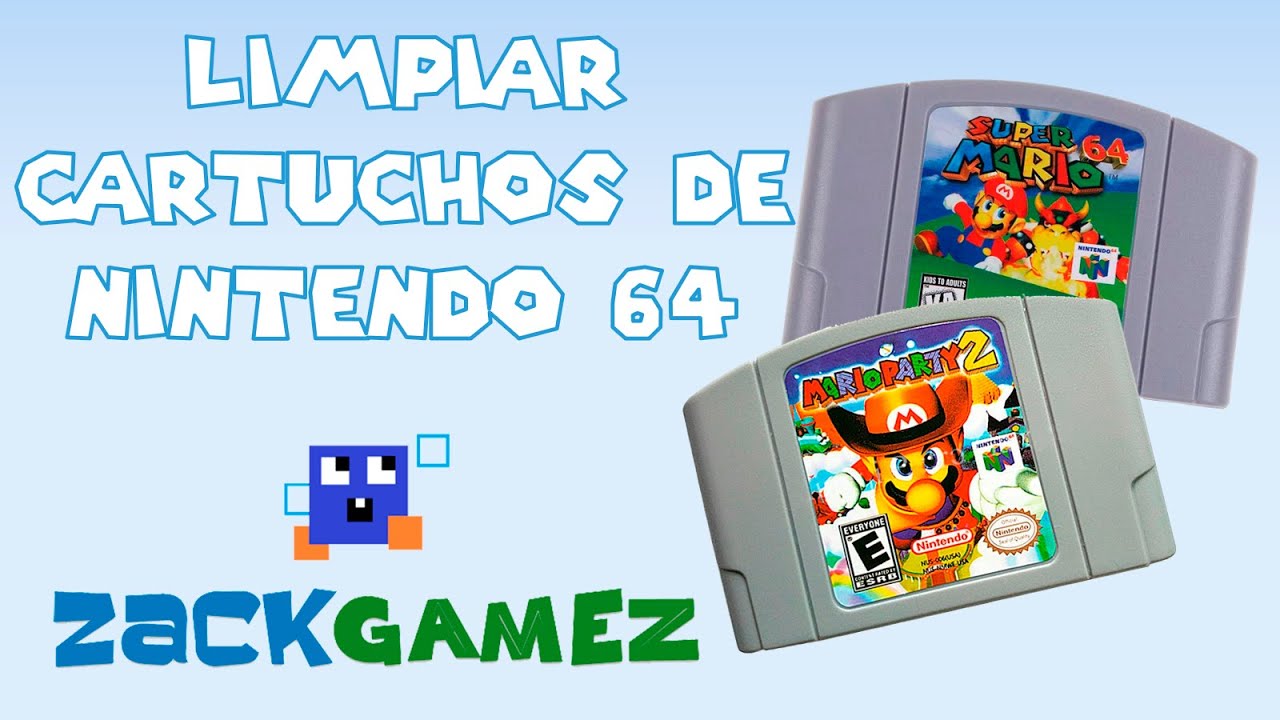 Limpieza de  cartuchos de Nnintendo 64