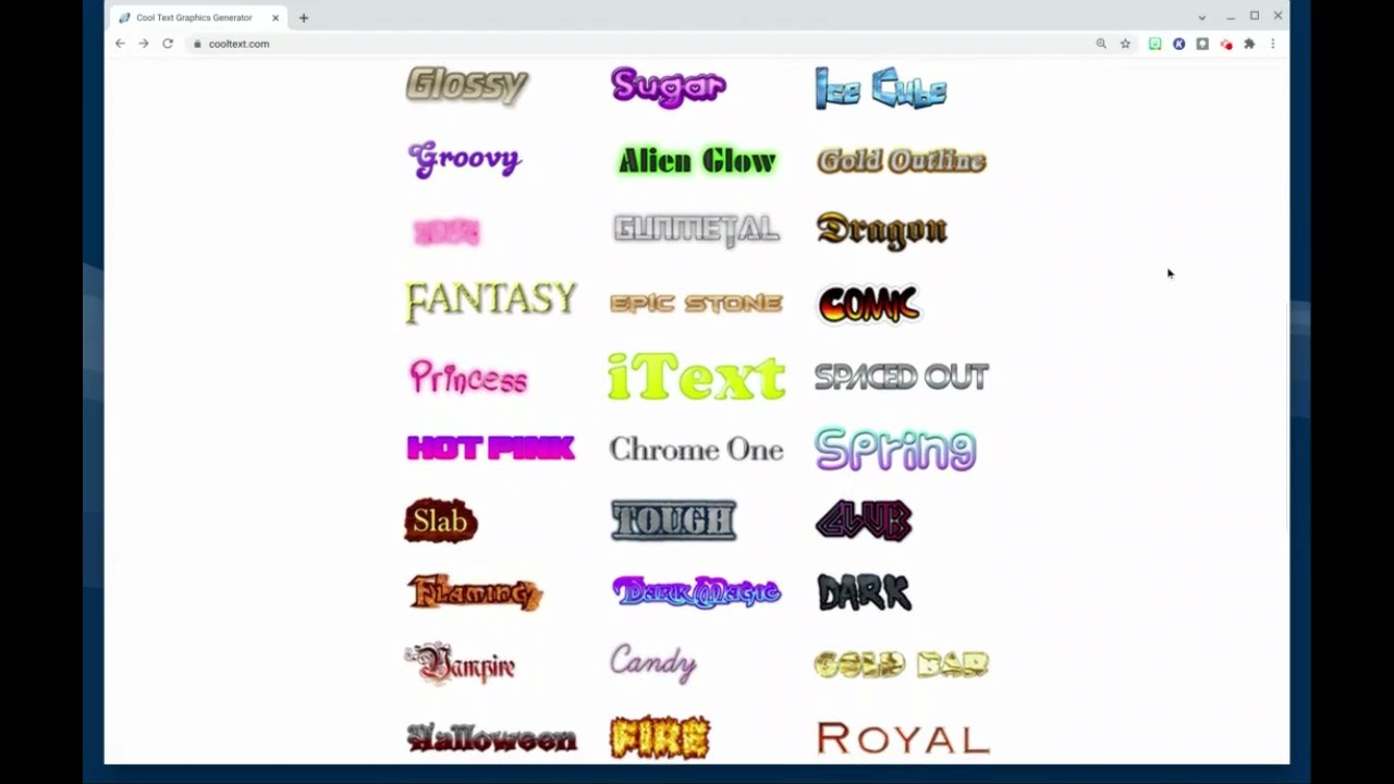 12 Days of #EdTechMas: Cool Text Graphics Generator