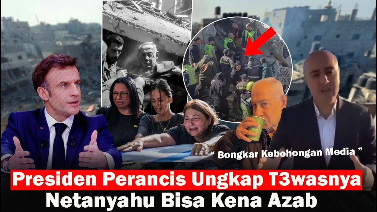 🟥Presiden Perancis Ungkap Netanyahu T3was 