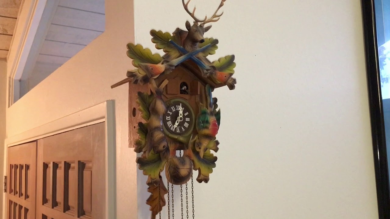 Hunter Style Cuckoo Clock Chiming Every Hour