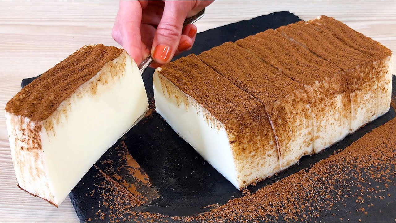 Schnelles Dessert aus 3 Produkten! Einfaches und leckeres Milchdessert!