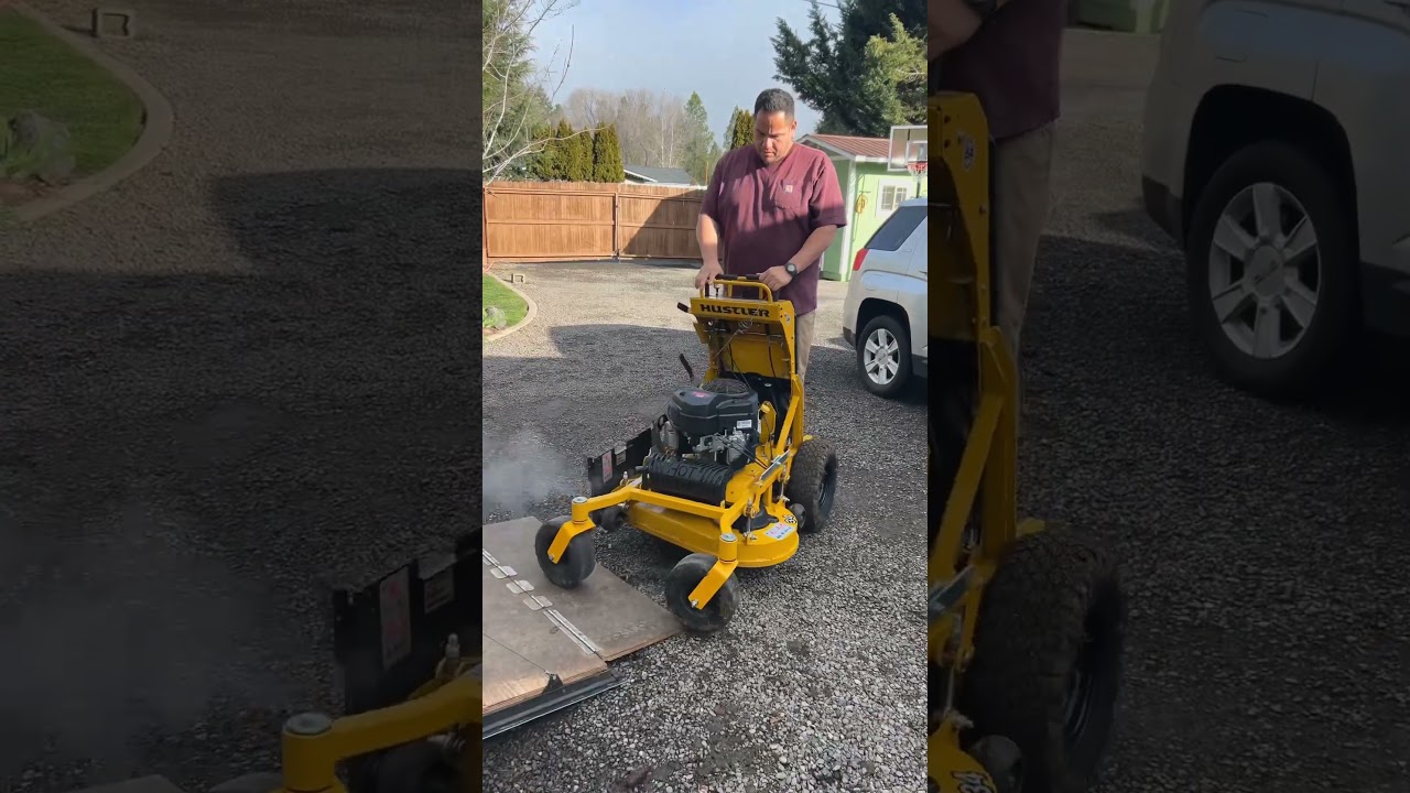 Hustler 34&rdquo; Stand on Mower Review COMING SOON #lawncare #mower #Standon #hustler #34&rdquo;