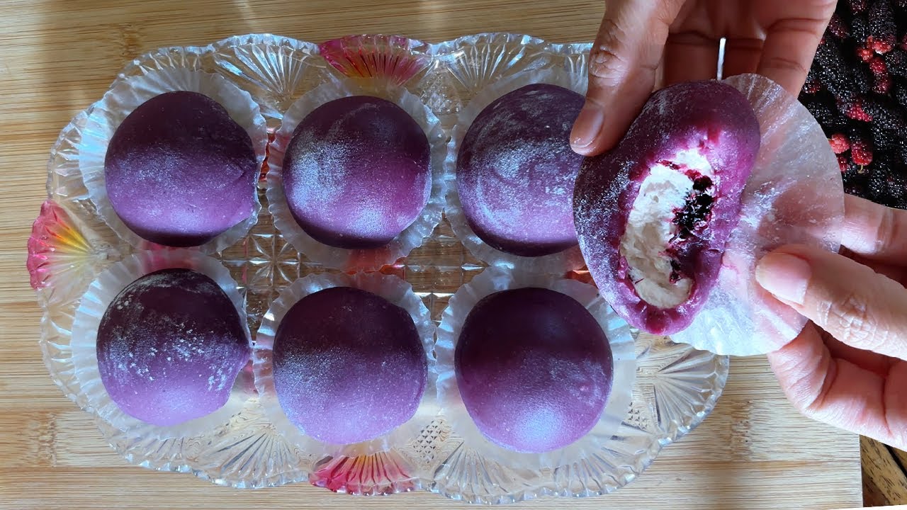 Mochi vị dâu tằm | Hương vị tự nhiên rất ngon
