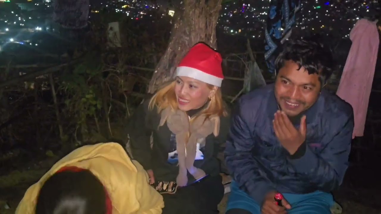 Christmas time with family members enjoying at home shillong Meghalaya india 
