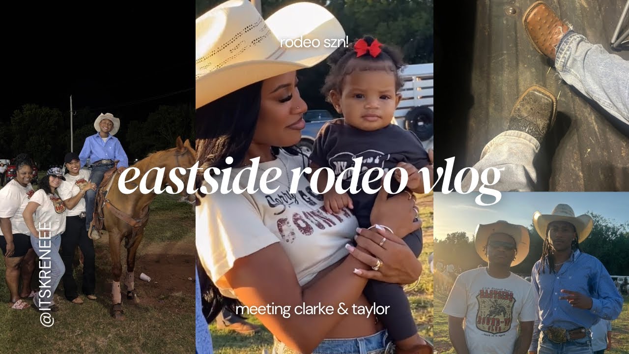 DAY IN MY LIFE VLOG: meeting taylor & clarke from love island + baby’s first rodeo