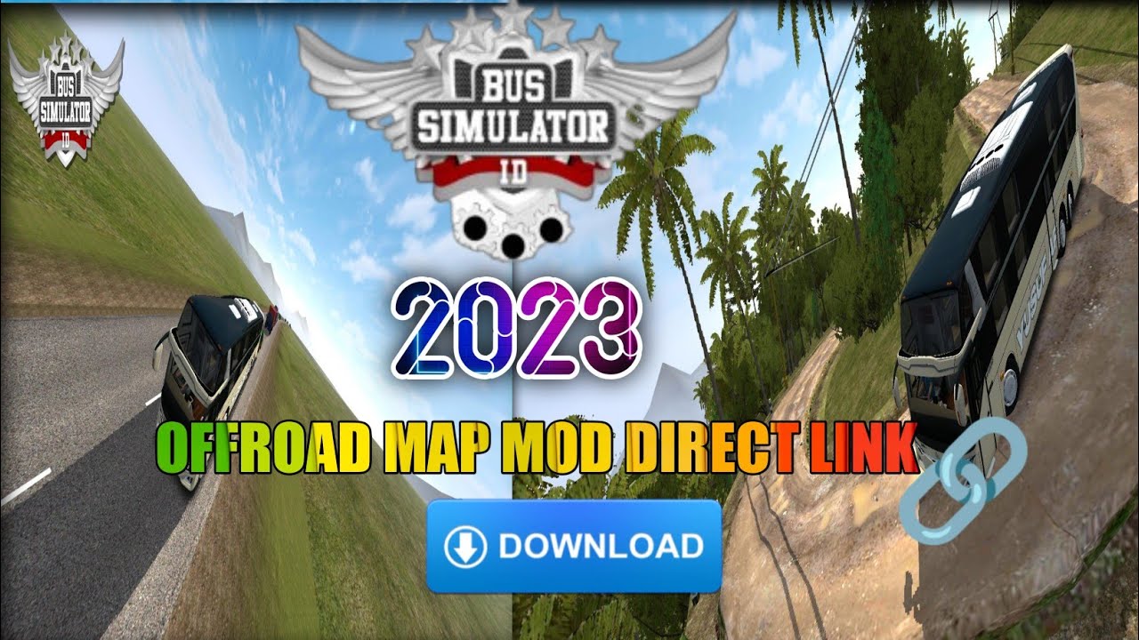 New map in bus simulator indonesia | how to download indian offroad map mod in bussid