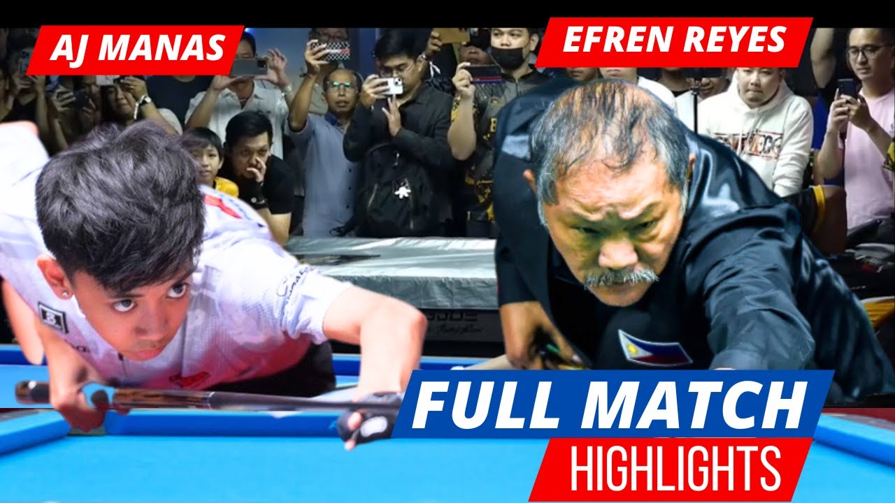 Efren Bata Reyes vs AJ Manas | Highlights