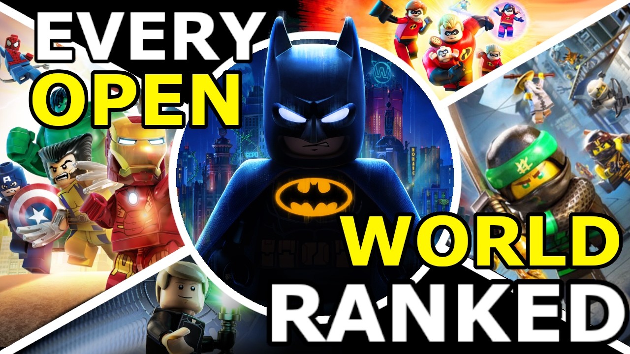 EVERY Open World in LEGO Games Ranked WORST to BEST