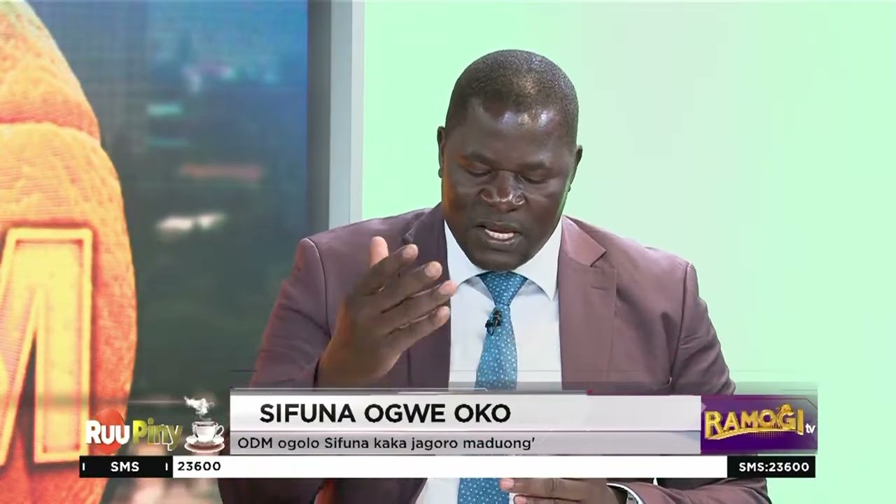 Kennedy Ondiek: ODM omiyo Sifuna ng’ama en sani; golo Sifuna nonego timre choon