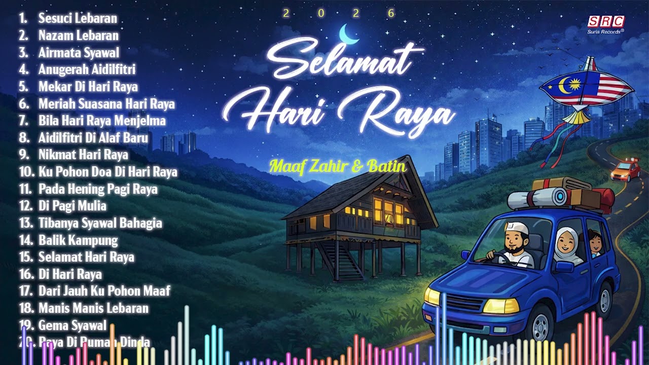 Lagu Raya 2026 Terbaik 🧨 Suasana Raya Penuh Kegembiraan | Koleksi Lagu Hari Raya Aidilfitri