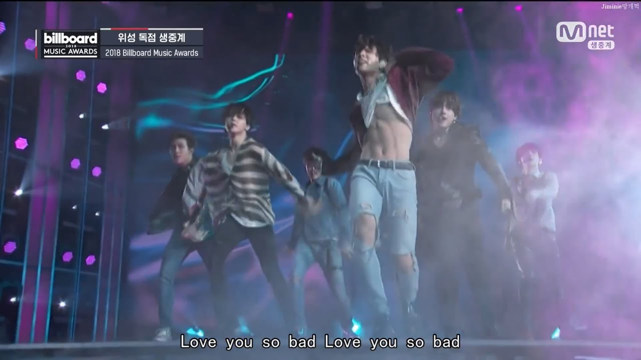 【Live中字】180521 防彈少年團(BTS) - Fake Love @BBMAs