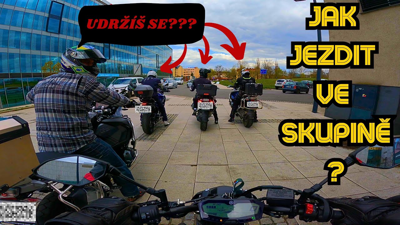 Skupinov&aacute; Motoj&iacute;zda! Jak na to?  | Yamaha MT07 | Czech Motovlog | 4K |