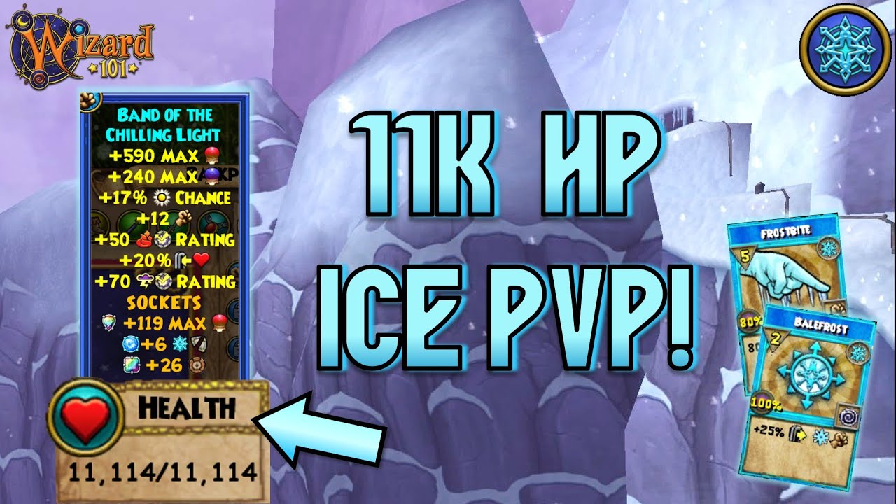 Wizard101: MAX ICE PvP (140): 11k HP BEHEMOTH!