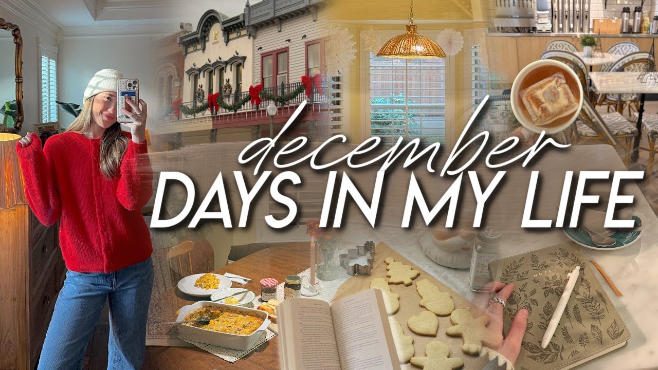 DAYS IN MY LIFE | new family traditions, sad news, baking Christmas cookies, & home updates ☕