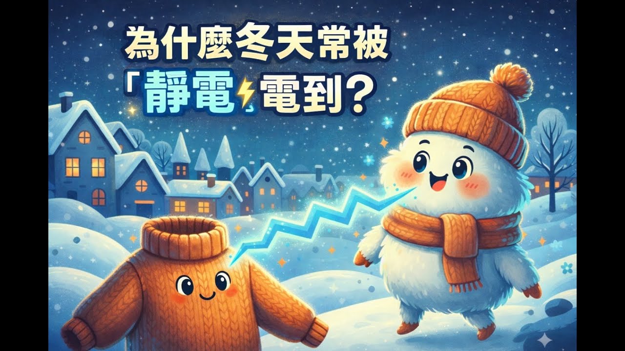 《生活小知識》為什麼冬天常被「靜電」電到？難道我是皮卡丘？又是啪的一聲！冬天一直被靜電電到怎麼辦？這幾個「避雷撇步」一定要學會。開門被電、脫衣火花？冬天靜電全解析！