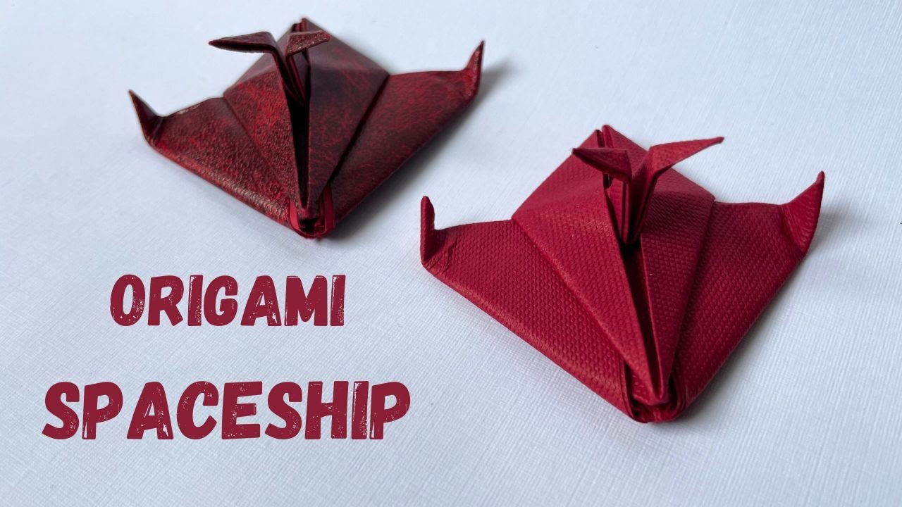 Easy Origami Spaceship Step by Step Tutorial | DIY Paper Alien Ship | InnoVatioNizer #spaceship