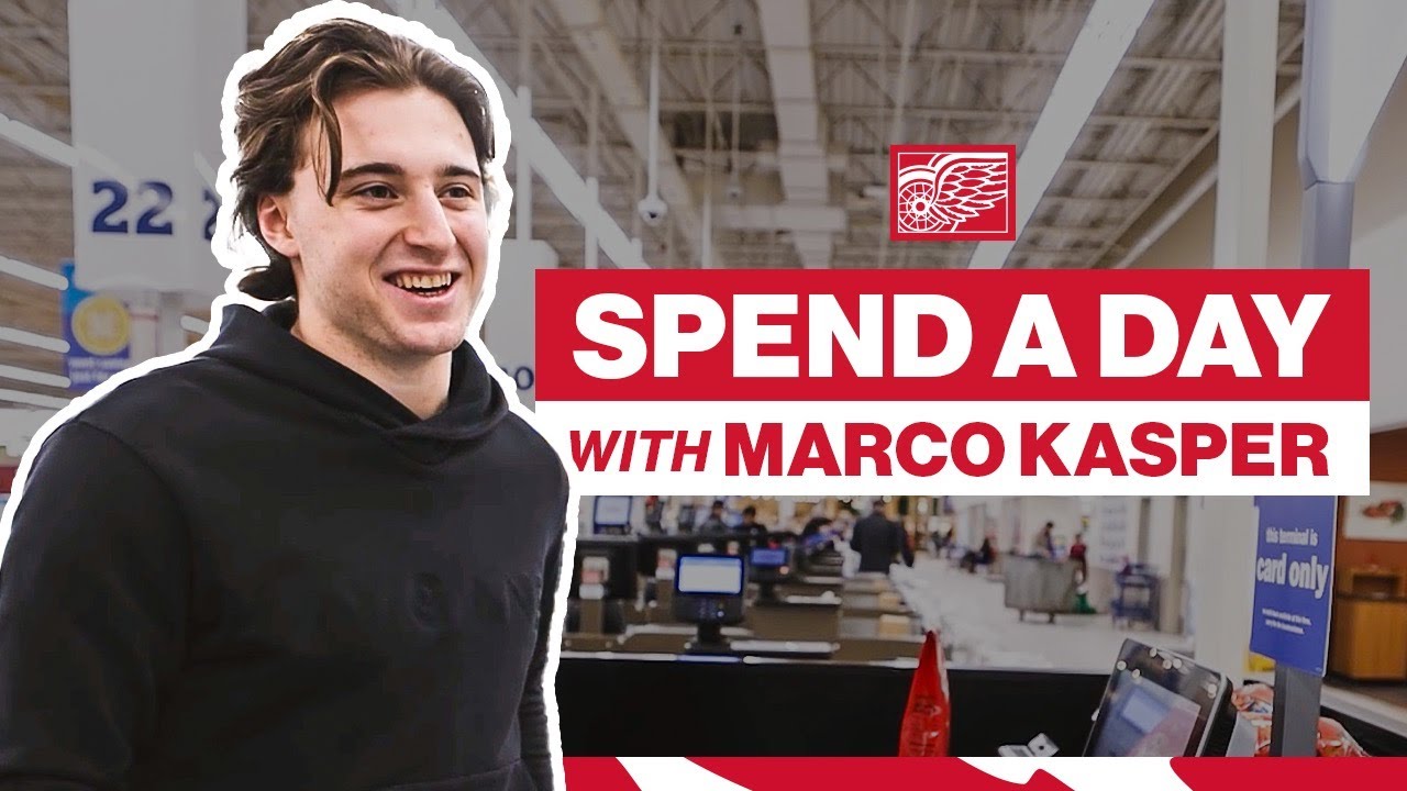 Spend a Day with Red Wings Forward Marco Kasper
