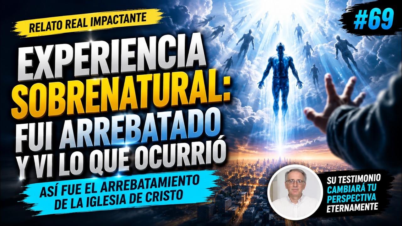 Mientras predicaba Dios lo llevó a vivir el día del arrebatamiento. Testimonio Impactante 🤯