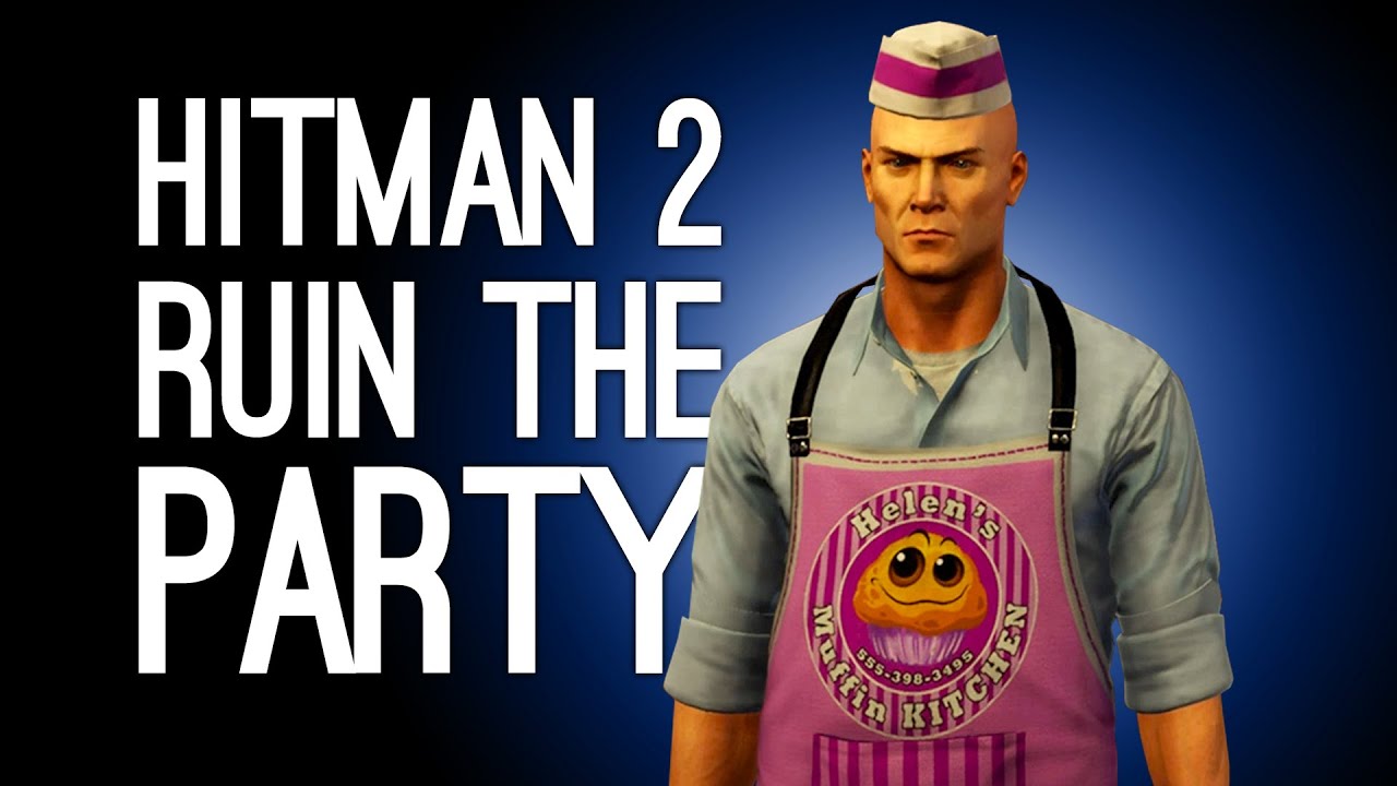 Hitman 2 Escalation: RUIN THE GARDEN PARTY! (Let's Play Hitman 2 The Covert Dispersal Escalation)