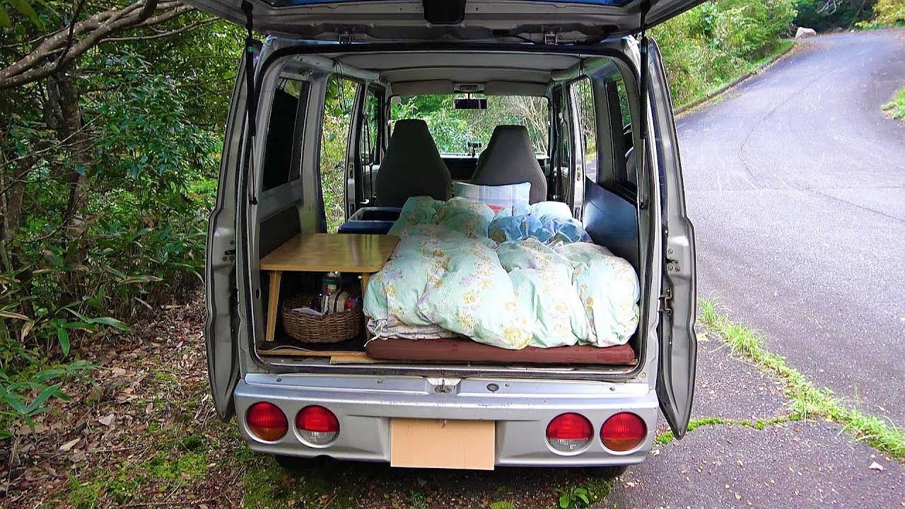 車中泊してみた