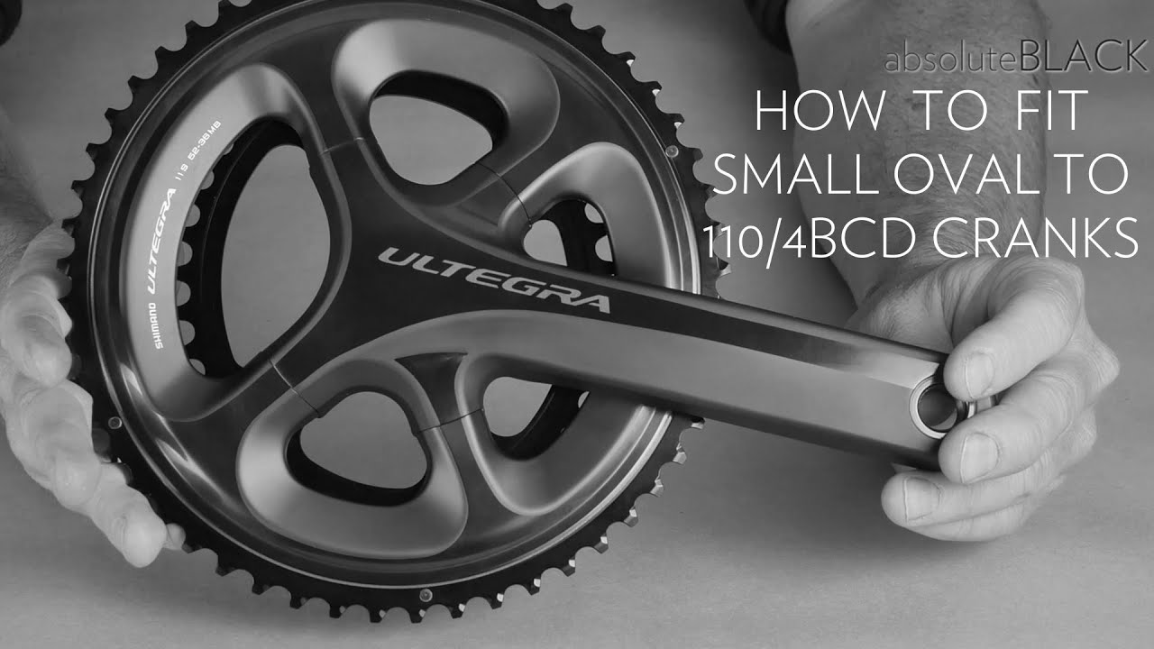 How to mount small oval absoluteblack oval chainring to Ultegra 6800 or DA 9000  crank