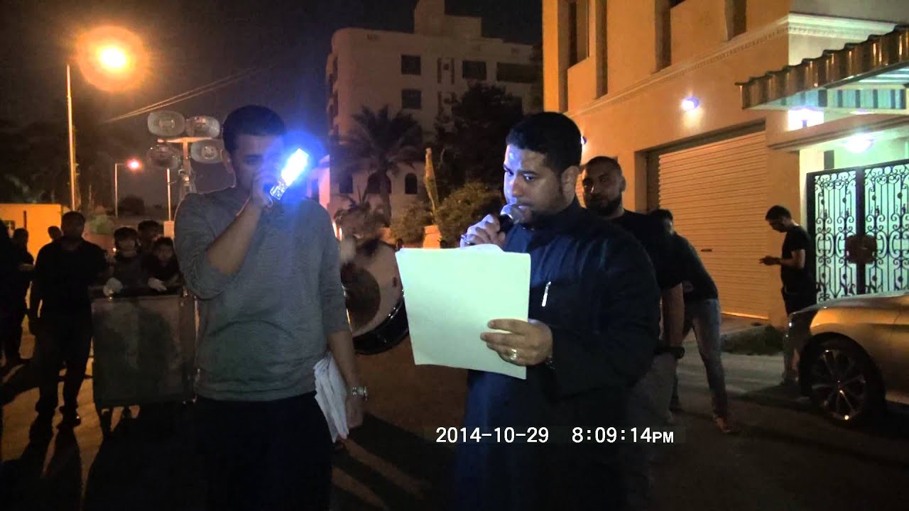 قصيده بالغه الفارسيه في موكب زنجيل مأتم الامام علي ع ليلة خامس محرم للرادود أحمد رستم