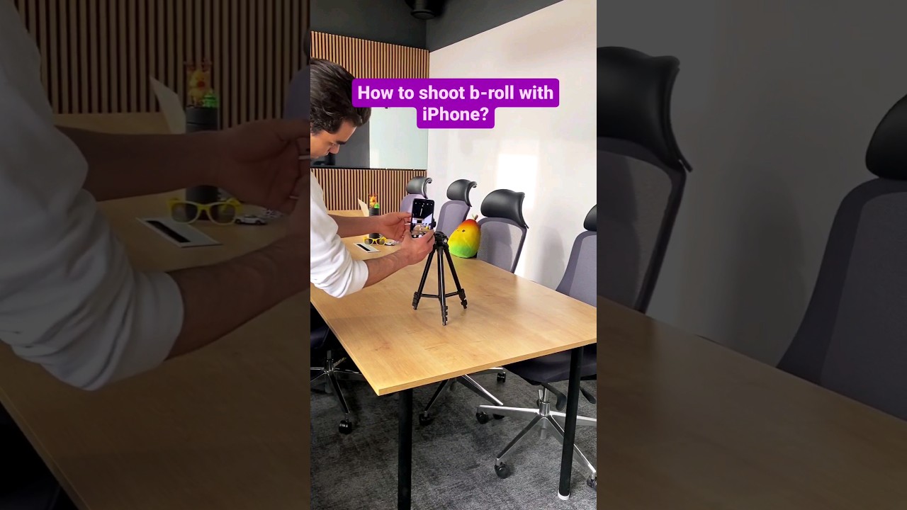 How to shoot b-roll with iPhone? 📱 #shorts #videoediting #broll