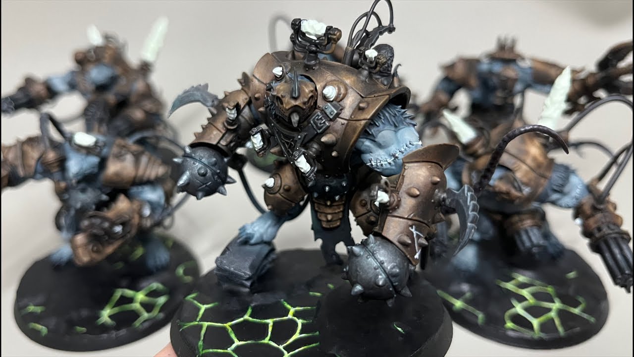 LIVE airbrush & brush Painting Warhammer miniature -  Real-Time Painting Session + Q&A