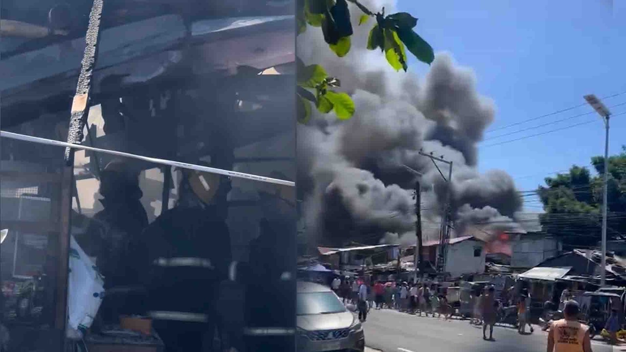 Пожар в районе 2 города Баколод