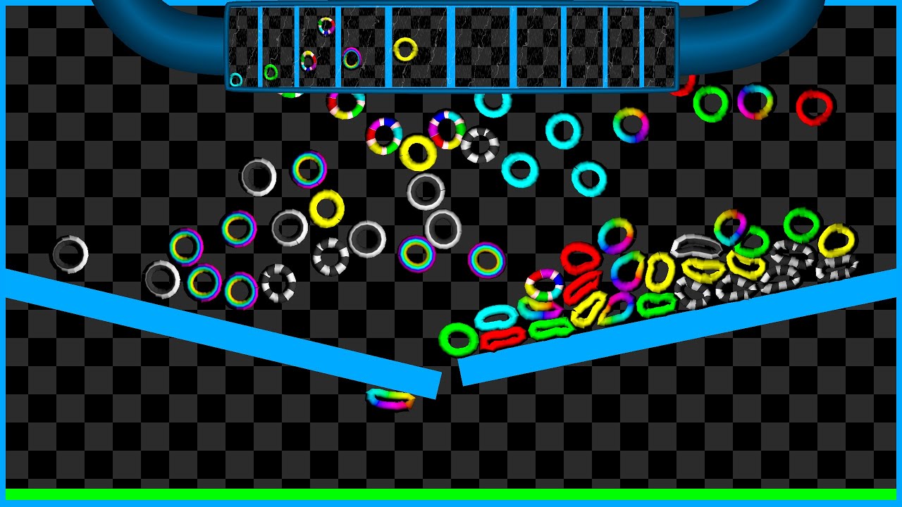 Soft Body Jelly Ring Donut Team Elimination Race | Soft Body Race