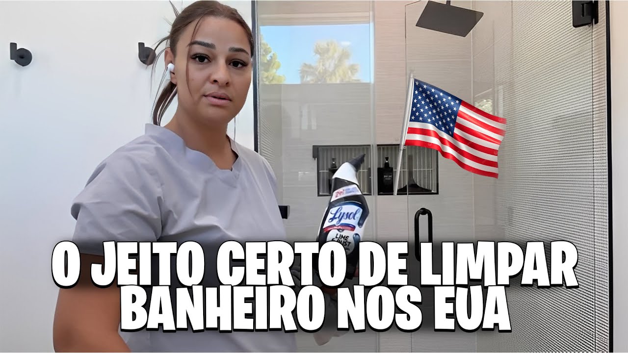 COMO OS AMERICANOS EXIGEM QUE VOCÊ LIMPE O BANHEIRO! 🚽🇺🇸 (DICAS DA FAXINA NOS EUA)