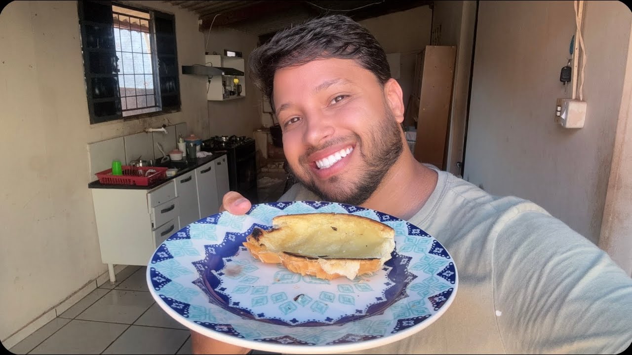 Fazendo meu café da manhã 