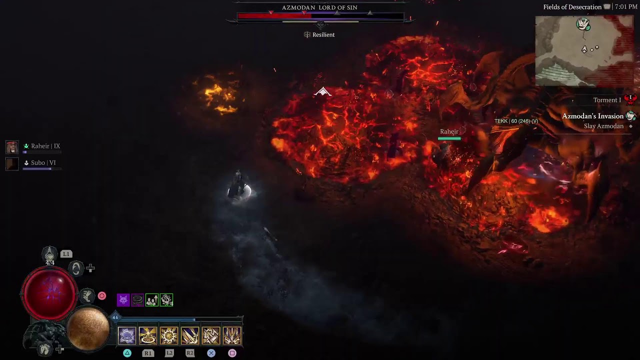 Playing Diablo IV