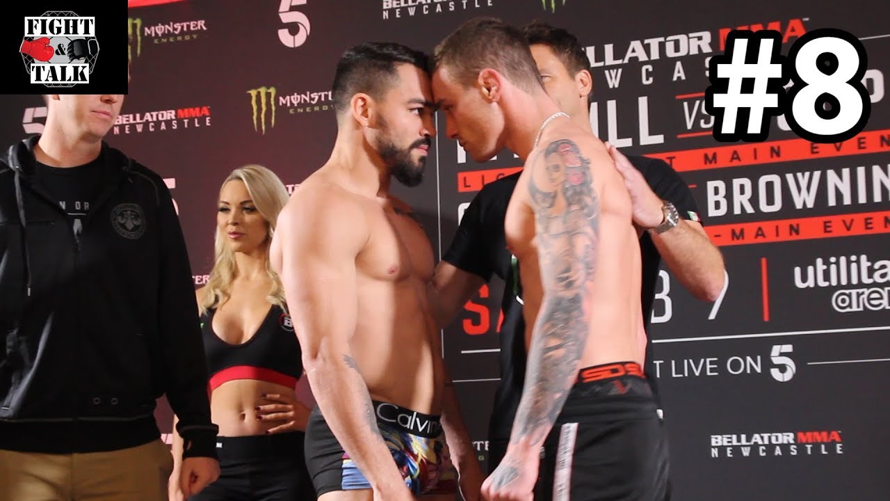 Bellator Newcastle ceremonial weigh in and face-offs