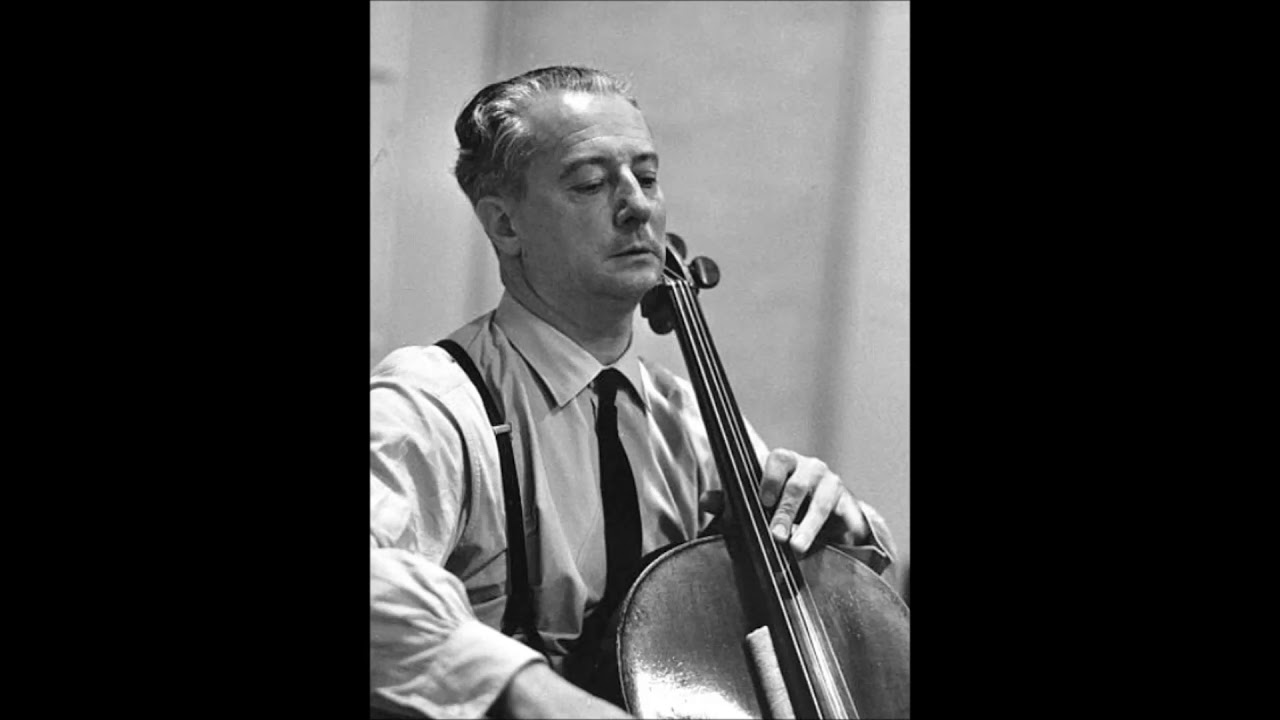 Pierre Fournier plays Kodaly Sonata for Solo Cello, Op.8 (1959)