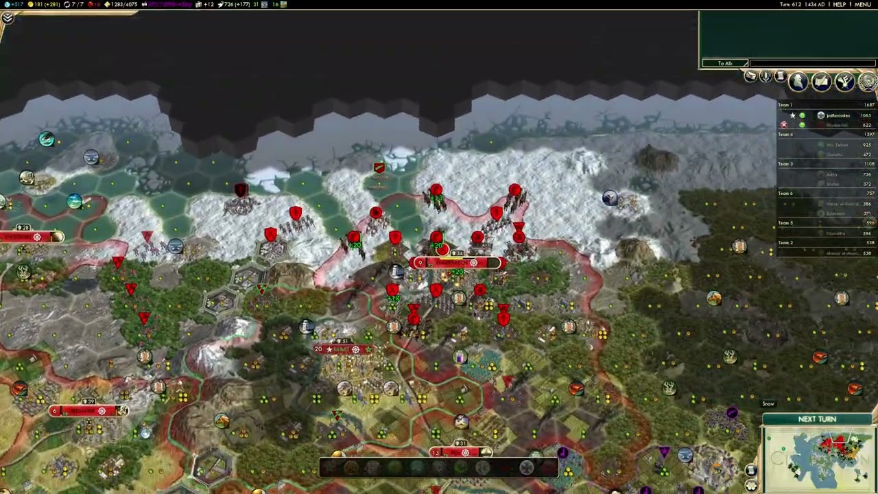 Conquering the entire Planet on deity! Marathon speed with teams! Civ V game! part 10