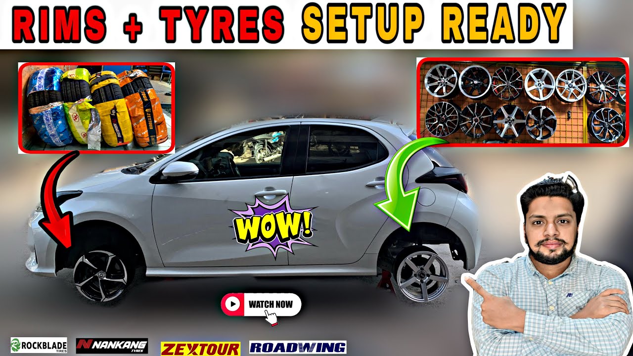 Toyota Yaris Rims & Tyres Upgrade 2025 | LIVE Fitting with GT Radial & Stylish Alloy Wheels