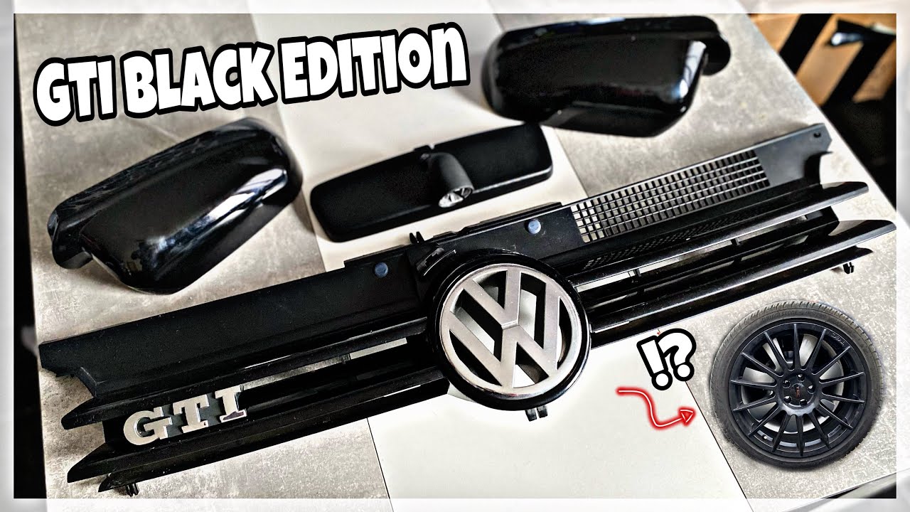 Golf 4 1.6 SR Auf GTI Umgebaut ? Black Edition | Innenspiegel Grill & Großen Rechten Außenspiegel ⭐️