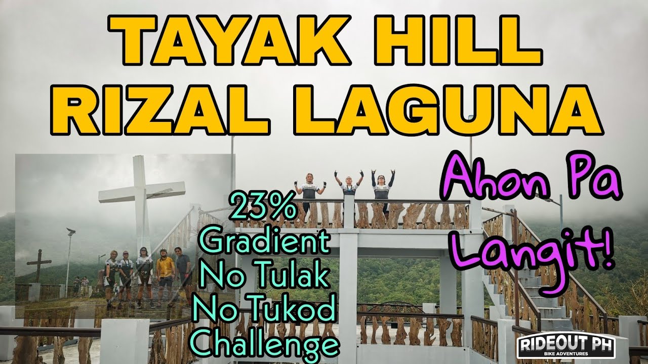 AHON PA LANGIT |  ONE SHOT! NO TUKOD NO TULAK | Tayak Hill | Rizal Laguna