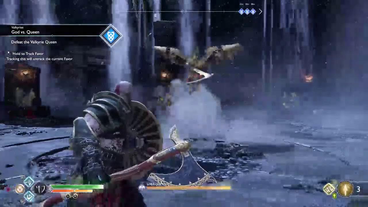 TjTheAlfa Streams God of war taking down the last Valkyrie THE Queen