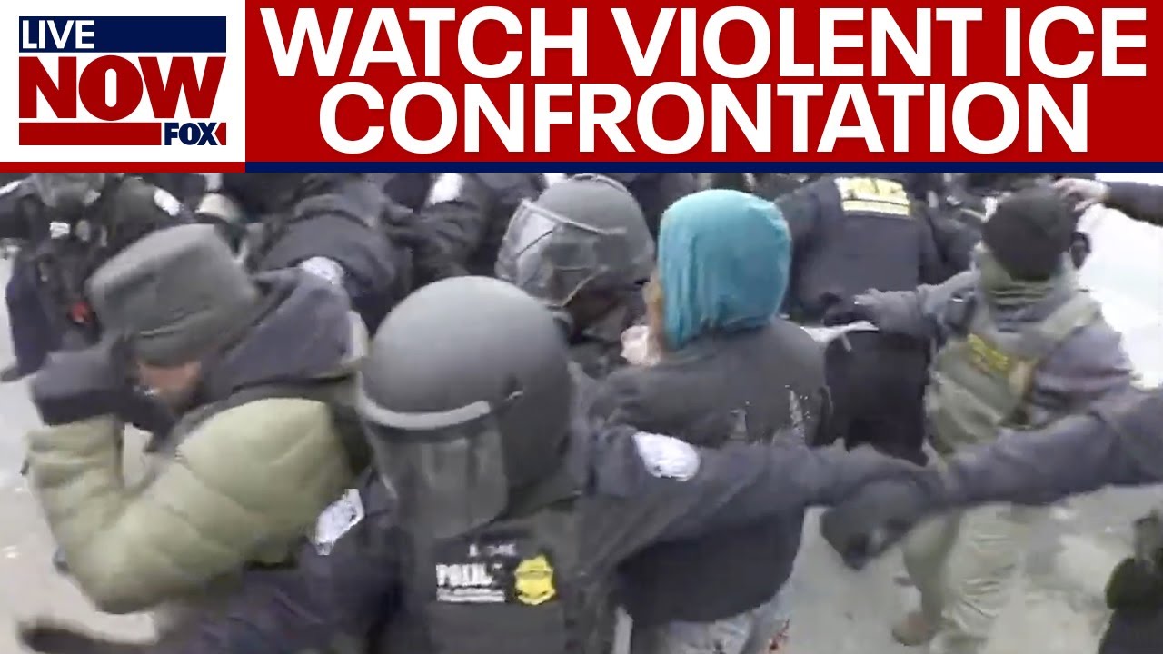 BREAKING: Watch violent advance between CPB & protests [WARNING GRAPHIC]