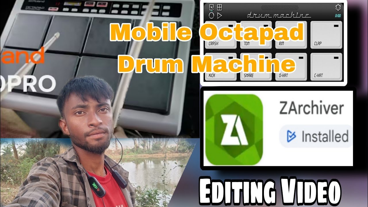 Patch Edit Mobile Octapad Drum Machine #mobile_octapad_swapan 
