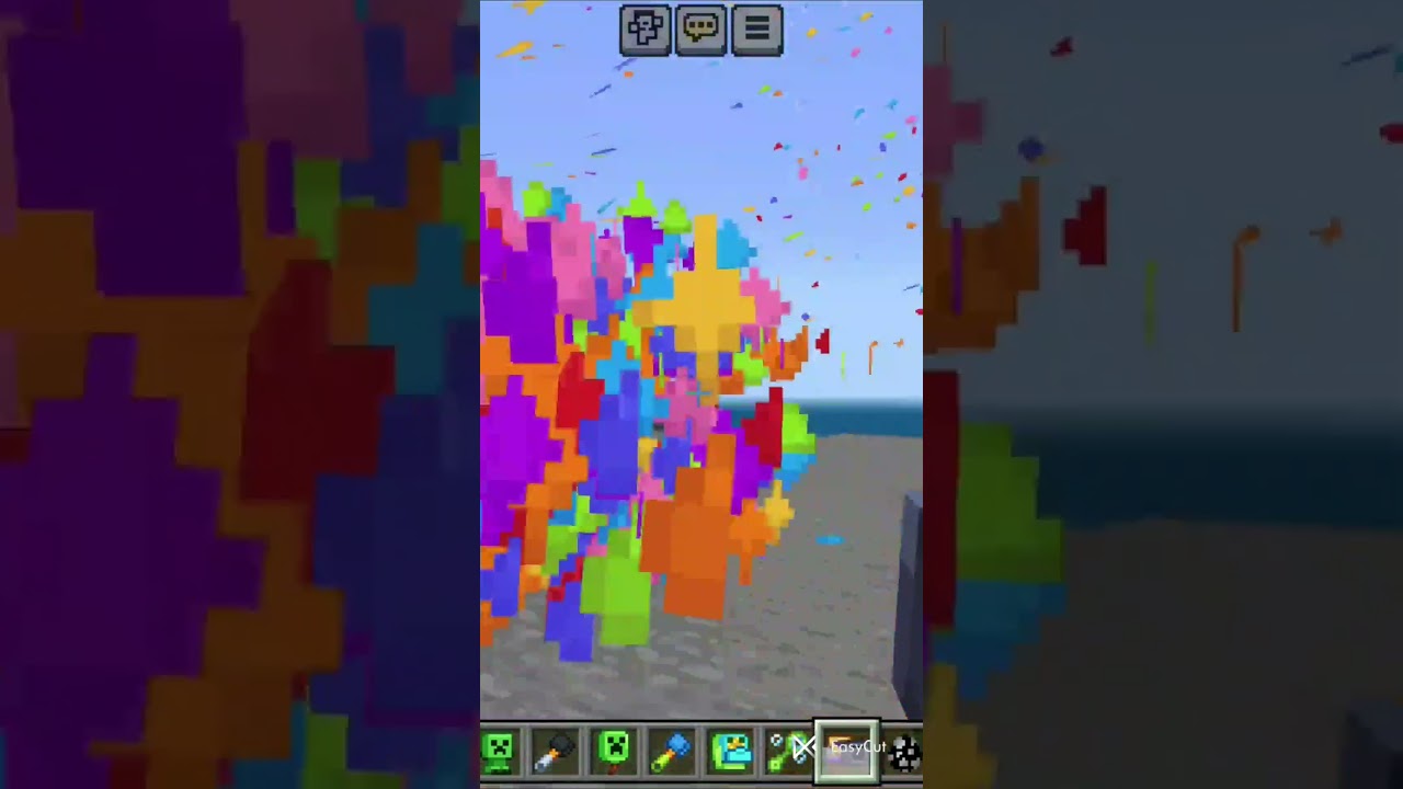 Party bomb In minecraft #youtubeshorts #shortvideo #shorts