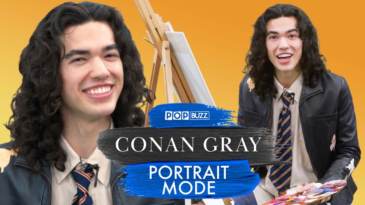 Conan Gray Paints A Self-Portrait