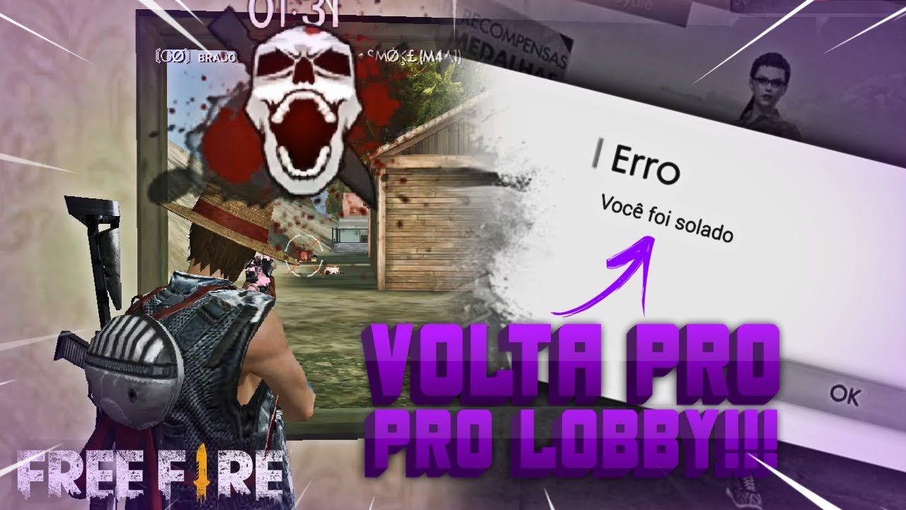VOLTA PRO LOBBY!!! | 20 KILLS NA RANKEADA FREE FIRE FT. PLAYHARD