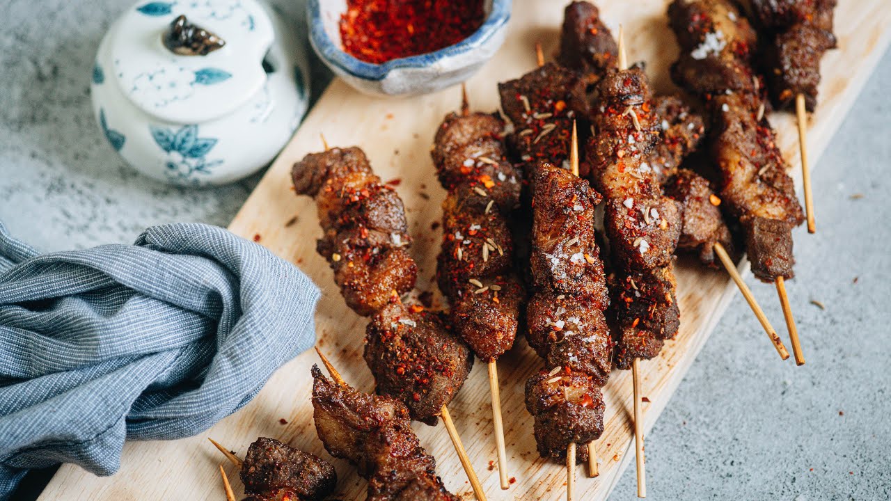 Air fryer Lamb Skewers (羊肉串儿) Recipe