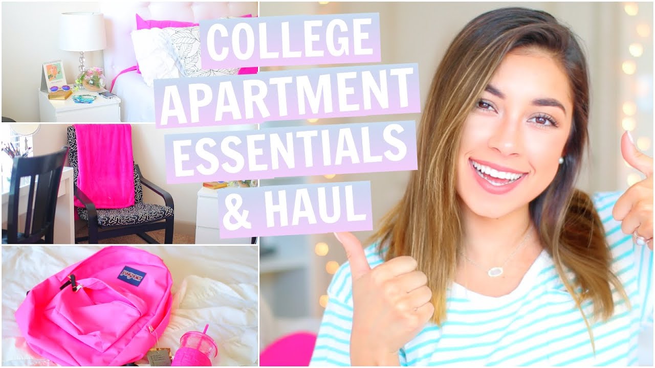 College Dorm/Apartment Essentials + Haul + GIVEAWAY! Back To School 2015
