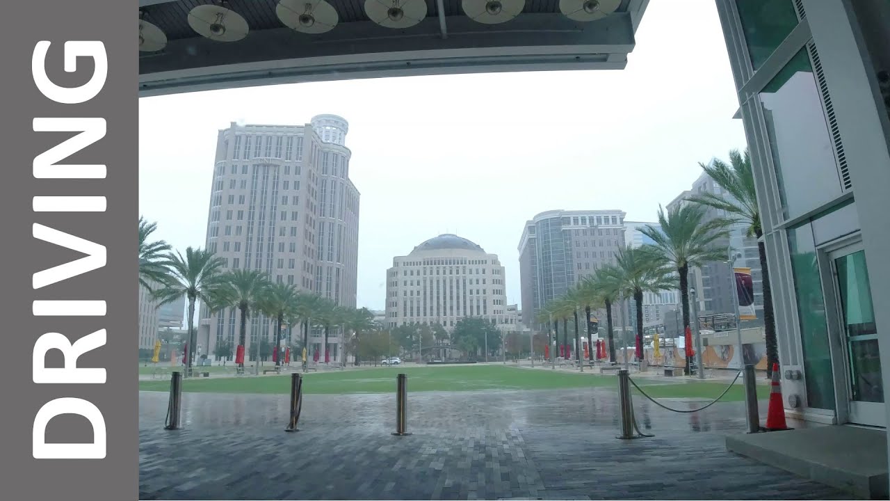 Driving around Orlando Florida in the Rain
