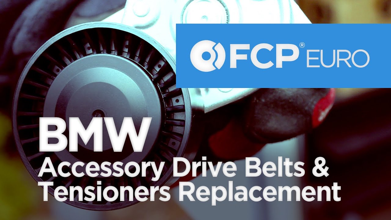 BMW Serpentine and Accessory Drive Belts/Tensioners Replacement (3-Series, 5-Series) EASY DIY