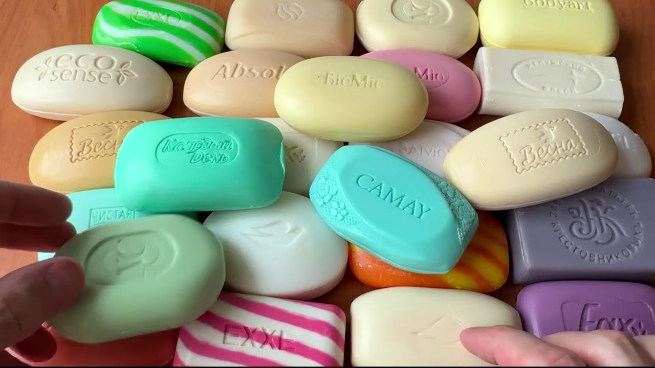 ASMR / Soap opening Haul no talking no music | Leisurely unpacking soap